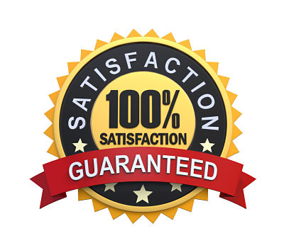 100% Satisfaction Guarantee Badge